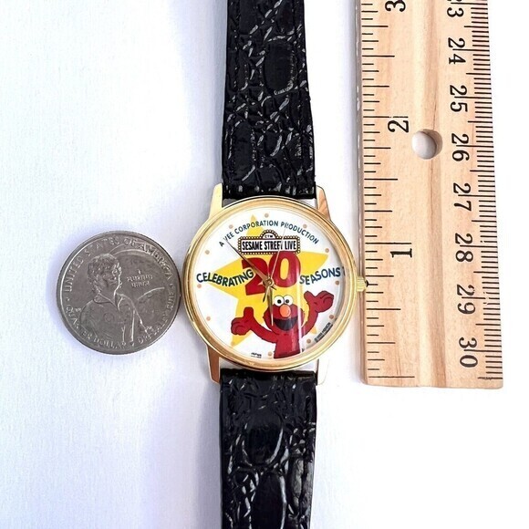 2000 Sesame Street‎ Live 20th Anniversary Watch- Vintage Sesame Street Live Elmo - Picture 7 of 14